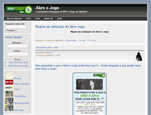 Tablet Screenshot of abreojogo.com